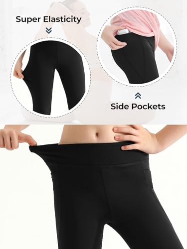 Girls Athletic Leggings with Pockets Yoga Workout Active Leggings Pants for Teen Girls2