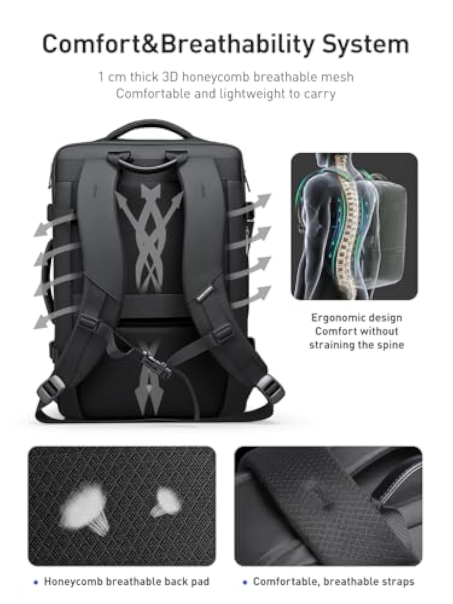 Business Backpack for Men, 30L Water Resistant Laptop Backpack