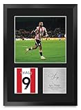 HWC Trading Igor Thiago Brentford Gifts Printed Signed Autograph Picture for Soccer Fans and Supporters - 16" x 12" Portrait Framed (ID-005464)