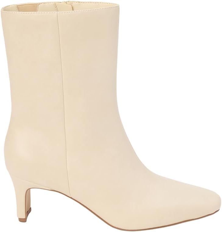 BEACH by Matisse Womens Adler Square Toe Zippered Casual Boots Ankle Mid Heel 2-3" - Black