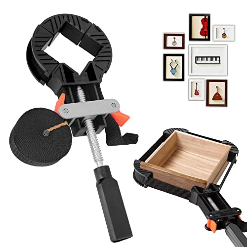 Rahmen Bandspanner Mit 4 Backen - 4m Canvas-Gürtel, Verstellbare Eckklemme