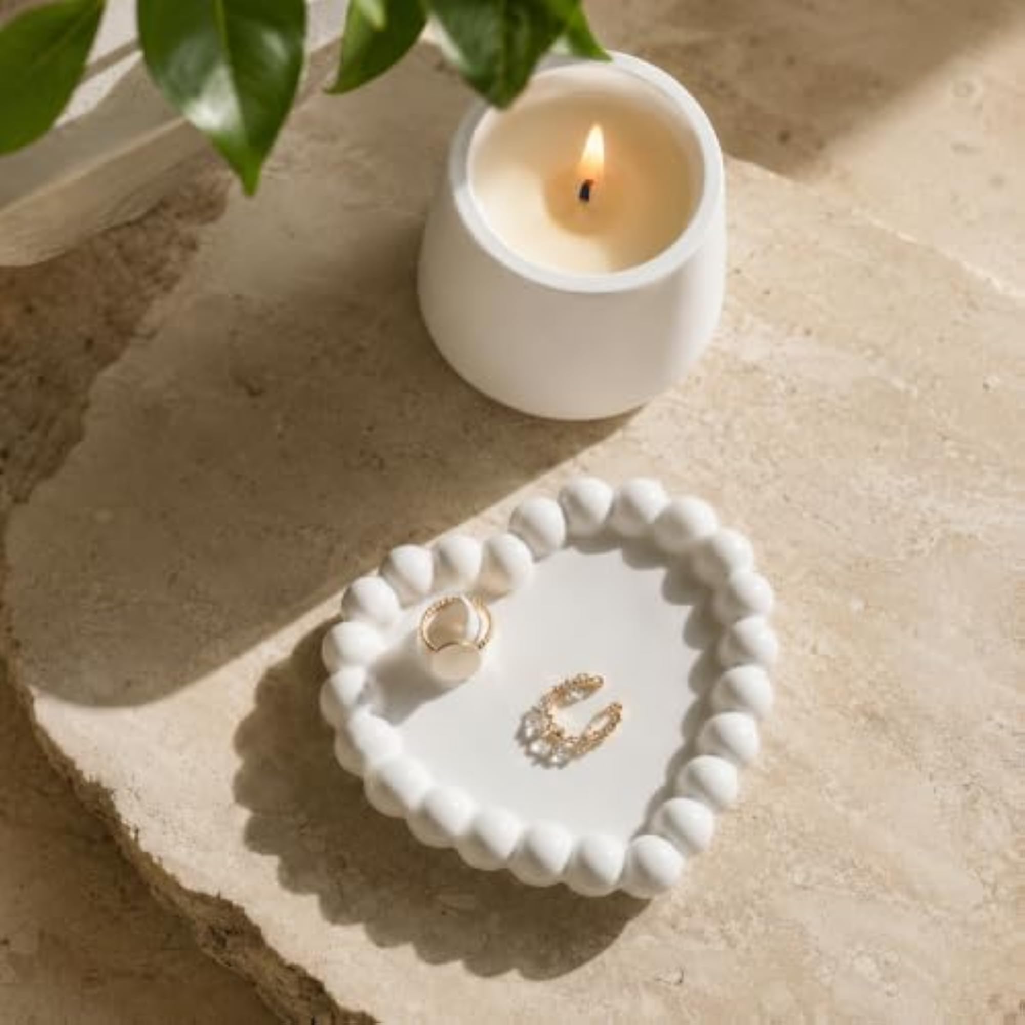 Aesthetic Ceramic Jewellery Storage Plate for Accessories