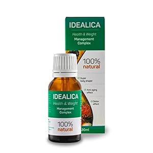IDEALICA 100% Natuurlijke Afslankdruppels 20ml. Afvallen en uw eetlust onderdrukken.