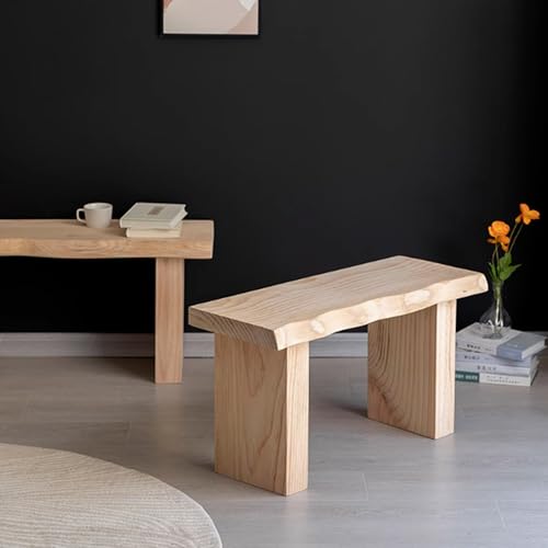 Banco de comedor de madera estable y resistente para el final de la cama 3