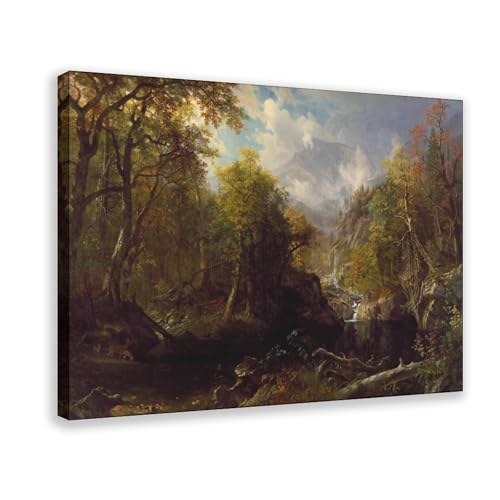 The Emerald Pool tableau Bierstadt sérénité nature pour salon