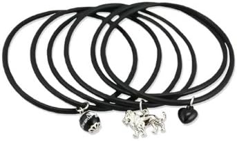 Twilight New Moon "Edward Lion" Jelly Bangle Bracelet with Charms