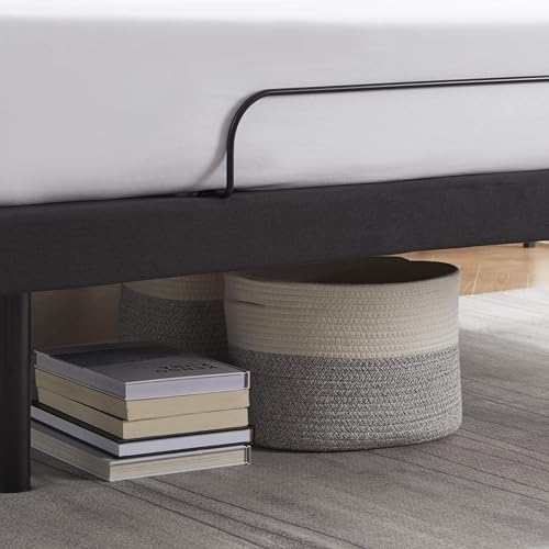 Image of Nestl 2nd Gen Split King Adjustable Bed Frame with Massage and Wireless Remote, Electric Base with Head and Foot Incline, Zero Gravity, USB Ports, Under Bed LED, No Box Spring Needed