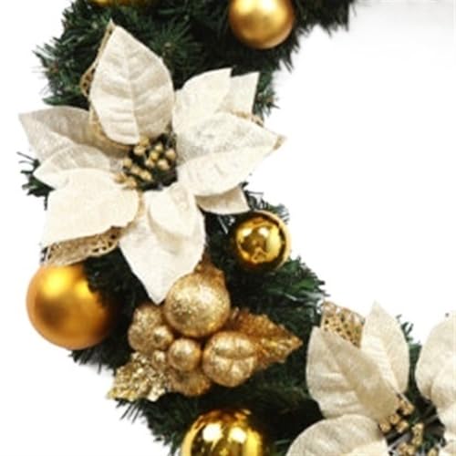 Décoration de guirlande de Noël bleue 40CM pour sublimer une façade terne - 4