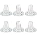 Sippy Spouts for Mam Baby Bottles, Soft 100% Silicone Sippy Cup Nipples, 6m+, Variable Flow, 6 Count