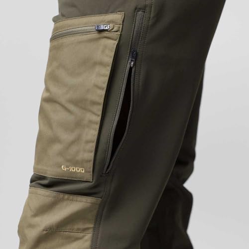 Fjällräven Herren Keb Agile Winter Hose, Deep Forest/Laurel Green, 54/R