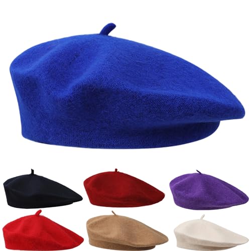 Französischen Beret Damen Schatz Blau Baskenmütze Damen Sommer Baumwolle...