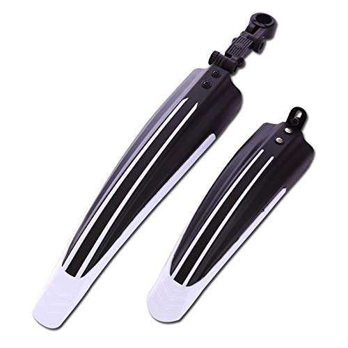 DYTWXG Fahrradschutzblech Fahrradschutzblech Mountainbike Kotflügel Set Schutzbleche Fahrradschutzblech Flügel für Fahrrad vorne und hinten Kotflügel 2 Stück (Color :Black)