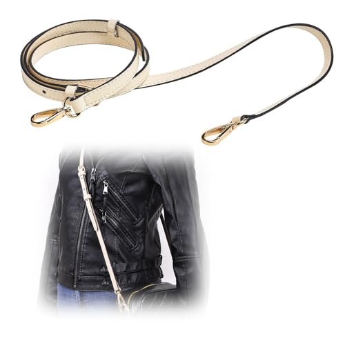 Image of LIVE UP Full Grain Purse Strap Genuine Leather Replacement for Cross Body Bag Handbags
