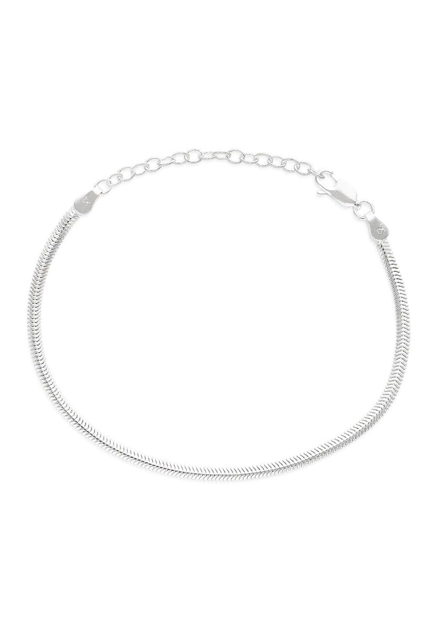 San Saru Pulsera Estilo Serpiente - Pulsera de Plata de Ley 925 Unisex - Pulsera para Hombre y Mujer - Pulsera SURESHA