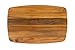 Terra Teak Wood Serving Board and Serving Platter, 12 x 8 Inch, Medium