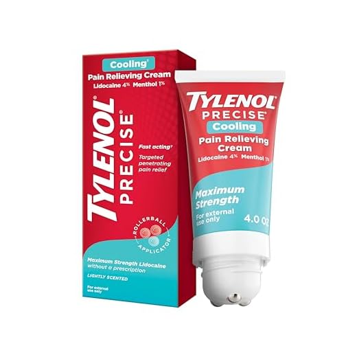 Tylenol Precise Cooling Sensation Pain Relieving Cream, 4 oz
