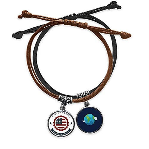 Pulsera del Día de la Independencia de Estados Unidos: el regalo perfecto en cuero