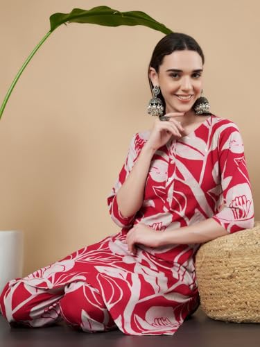 Image of COTLAND Fashions Kurta and Pant /Palazzo Set for Women