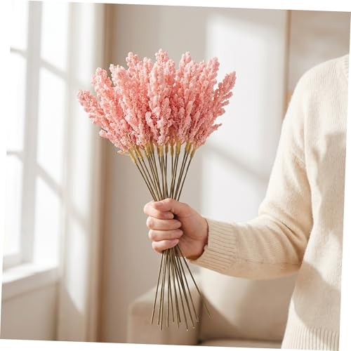 18 pcs Tallos Artificiales de Trigo para Decoración miniatura 6