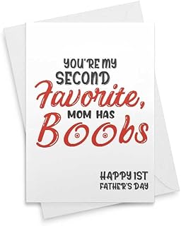 First Father's Day, fathers day card, 1st Father's Day, new dad card, funny fathers day, fathers day card, card from baby, card for daddy [00339]