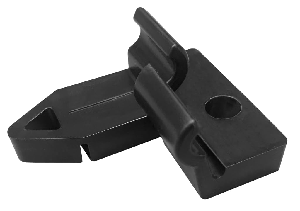 "TENI" Terrassenclip | unsichtbarer, elastischer Terrassenverbinder für Dielen mit Hohlkehlprofil | für Aluminium-/Holzunterkonstruktion | 80 Stück (für Aluminium Unterkonstruktion)