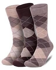 3 Pairs Argyle Socks