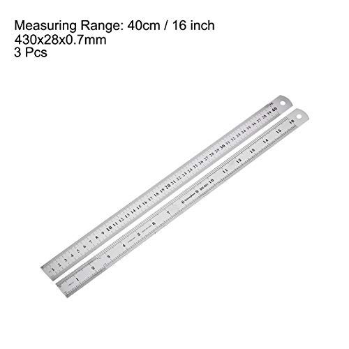 Righello dritto, 40 cm, strumento di misurazione