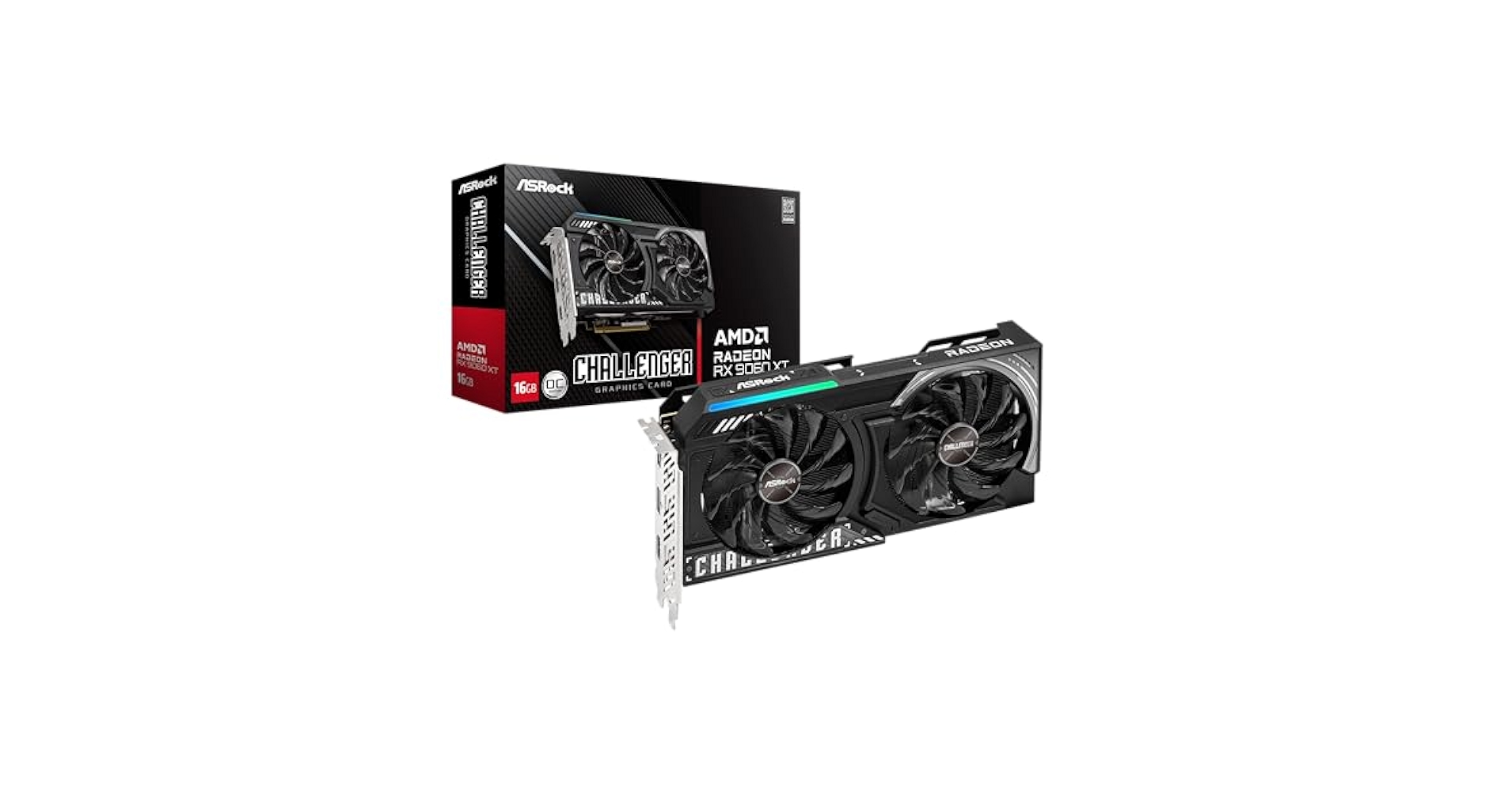 Amazon.com: ASRock Radeon RX 9060 XT Challenger 16GB GDDR6