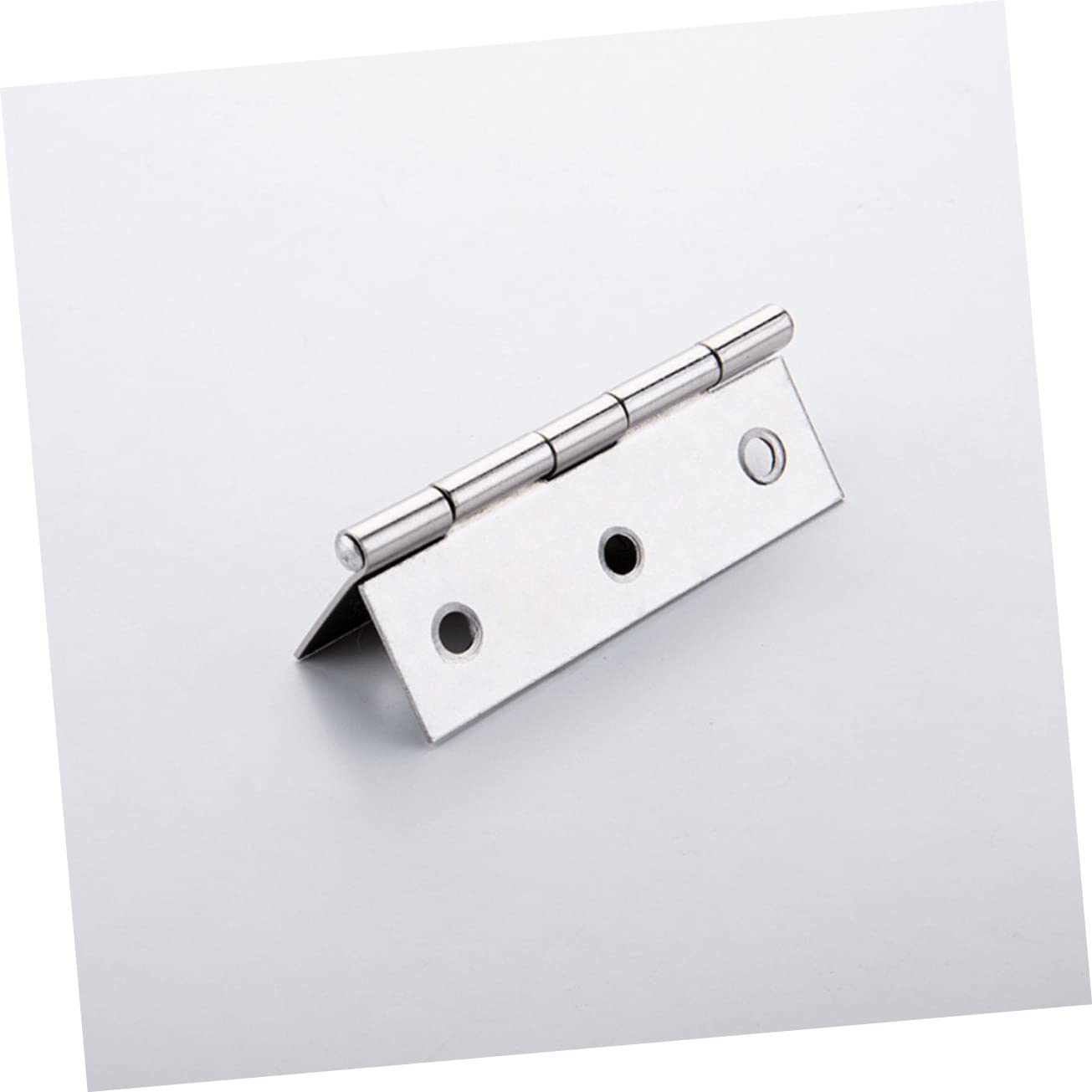 ULDIGI 16pcs 3 Door Hinge Home Hinges Back Flap Backflap Hinge Window Hinge Accessory Hinges Back Flap Hinge Back Cover Flap Small Hinge Flap PVC Vent Cap Stainless Steel Hinge Silver