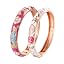 2 Pcs Set-A106-White and Rose Pink