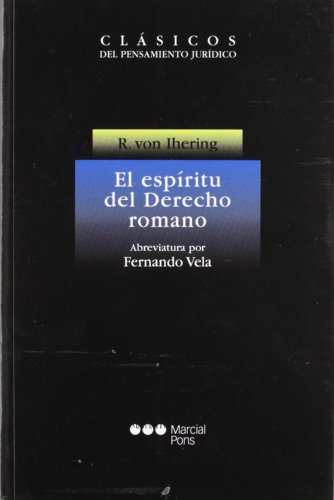 El Espiritu del Derecho Romano
