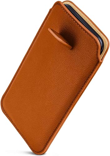 Étui de protection Huawei Pura 70 Liberty Case ONEFLOW pochette languette marron
