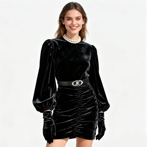 Image of Aurolran Women's Leather Belt with Buckle - Ideal for Dresses, Jeans, and Coats