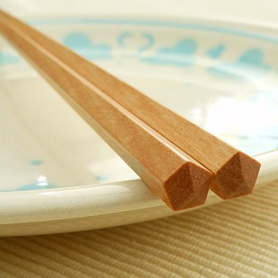 プラム工芸 オノオレカンバ（斧折樺） 五角箸16cm 幼児用（2歳～幼稚園程度まで）