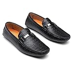 Jousen Men's Loafers Crocodile Printed Casual Mens Slip On Shoes - Image 5