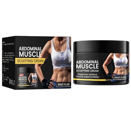 Crema Anticelulitis Abdominal,Potenciador de Entrenamiento para Moldear Cintura,Reductor Anticelulítico y Quemagrasas,Crema Reductora Abdomen Mujer Hombre,Gel Quema Grasa Abdominal 30g