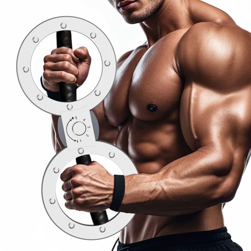 POZOERA Burn Machine Arm Workout - Forearm Trainer Strengthener with 12LB Adjustable Resistance Arm Exercise Equipment for Men&Women with 360 Degree Rotator