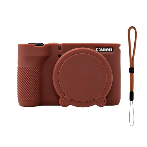 Funda para cámara Canon PowerShot V1 con correa de muñeca miniatura 1