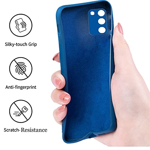 Image of A rtistque Back Cover Case for Samsung Galaxy M02s / F02s With Camera Protection | Shockproof TPU | Stylish Protective Design | Slim Fit | Ultra Matte | Samsung Galaxy M02s / F02s Back Cover - Blue