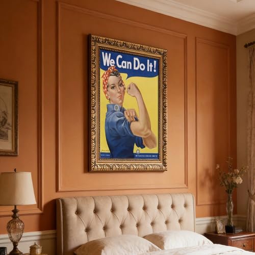 Tableau Rosie The Riveter impression toile haute définition 50x75