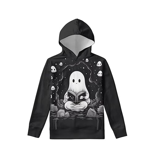 ZFRXIGN Kids Hoodies for Boys Girls 6-16 Hooded Sweatshirt with Pocket Sweater Long Sleeve