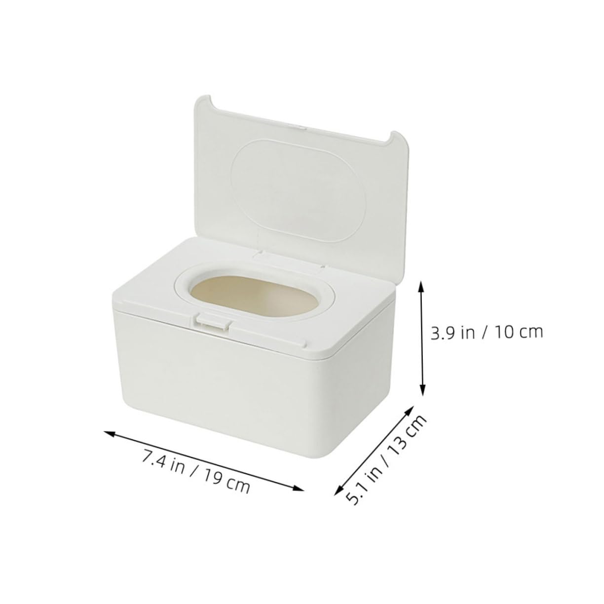 SUPVOX 2pcs Baby Wipe Dispensers Reusable Refillable Wipes Holder for Bathroom