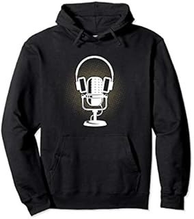 Microphone Headset Headphones Ham Radio Funny Gift Pullover Hoodie