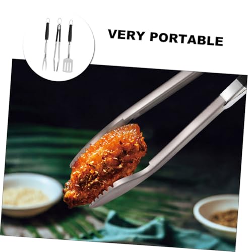 Set de utensilios para parrilla de acero inoxidable HAKIDZEL miniatura 2