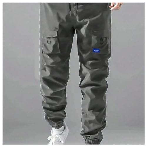 SweatyRocks Boy's High Waisted Cargo Pants Drawstring Casual Long Joggers Trousers with Pockets4