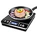 OMEO Portable Induction Cooktop Hot Plate Countertop Burner 1800 Watts Induction Burner with LCD Sensor Touch, LED Display, 10 Temperature Levels, Child Safety Lock, Auto Shutoff Function