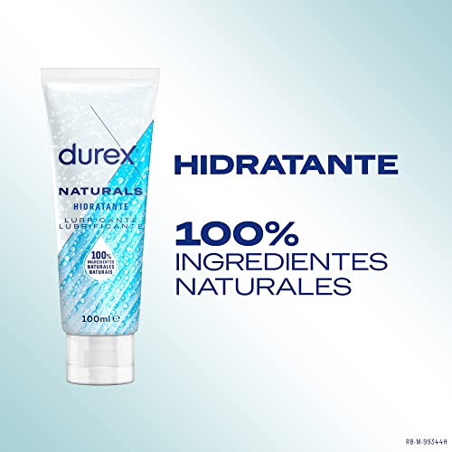 Miniatura 2 de Durex Lubricante Naturals Hidratante, Con Ingredientes 100 Naturales, 100 Ml