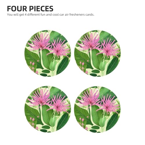 Hojas aromáticas para auto con flores y fragancia lavanda miniatura 2