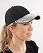 ZTL Womens Studded Rhinestone Baseball Cap Dad Trucker Hat Sparkle Bling Sun Hat A - Black