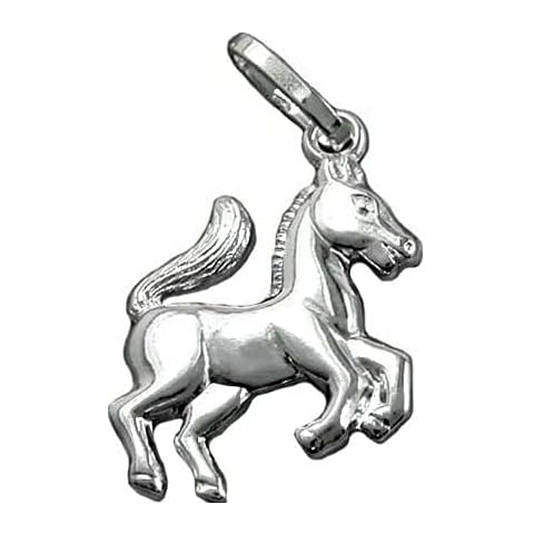 Silver Necklace with Horse Cover